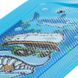 Скейтборд пластиковый FISH Duckbill Shark Черный, Голубой