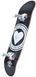 Скейтборд трюковой Heart Supply Logo Badge Black, Черный