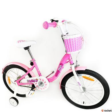 Велосипед детский от 5 лет RoyalBaby Chipmunk MM Girls 18", OFFICIAL UA, розовый