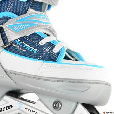 Роликовые коньки детские Action KIRE/Blue/29-32
