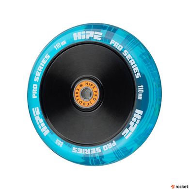 Колесо для трюкового самоката Hipe H5, 110мм, transparent / blue