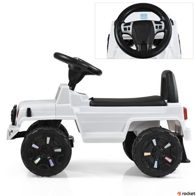 Машинка каталка-толокар Jeep Белая