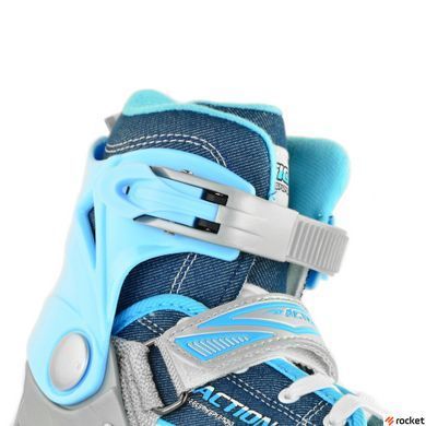 Роликовые коньки детские Action KIRE/Blue/29-32