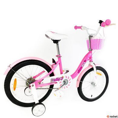 Велосипед детский от 5 лет RoyalBaby Chipmunk MM Girls 18", OFFICIAL UA, розовый