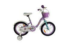 Велосипед дитячий від 5 років RoyalBaby Chipmunk MM Girls 18", OFFICIAL UA, фіолетовий