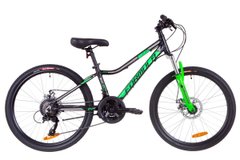 Велосипед Підлітковий Formula ACID 2.0 DD 24д. Чорно-зелений, Черно-зеленый