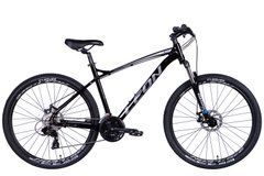 Горный велосипед AL 27.5" Leon XC 100 DD рама-19" черный с серым 2024