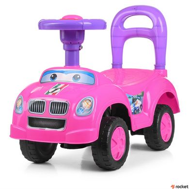 Машинка каталка-толокар Number1 Розовая