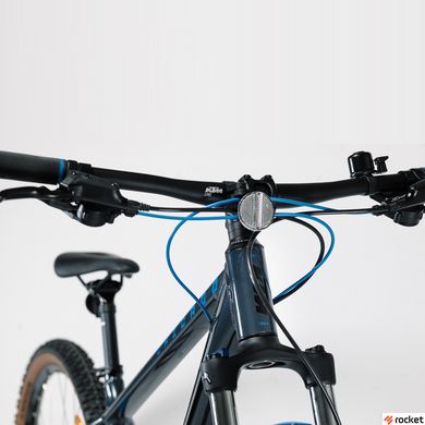 Горный велосипед KTM CHICAGO 291 29" рама M/43, серый (черно-голубой), 2022