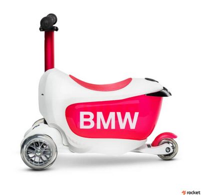 Беговел-самокат Micro BMW Kids White/Raspberry, Белый