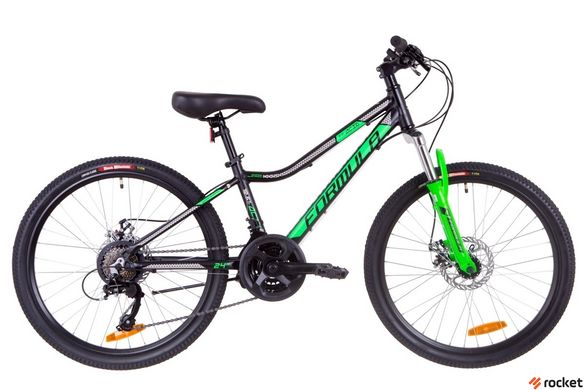 Велосипед Подростковый Formula ACID 2.0 DD 24д. Черно-зеленый, Черно-зеленый