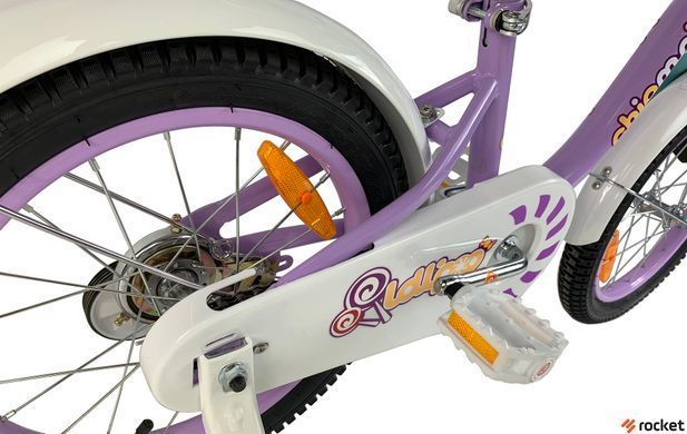 Велосипед дитячий від 5 років RoyalBaby Chipmunk MM Girls 18", OFFICIAL UA, фіолетовий