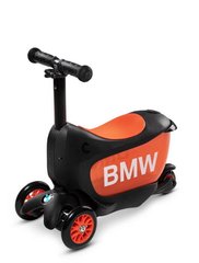 Беговел-самокат Micro BMW Kids Black/Orange, Черный