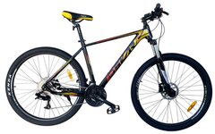 Чоловічий велосипед Oskar 27,5" Heat чорно-червоно-жовтий