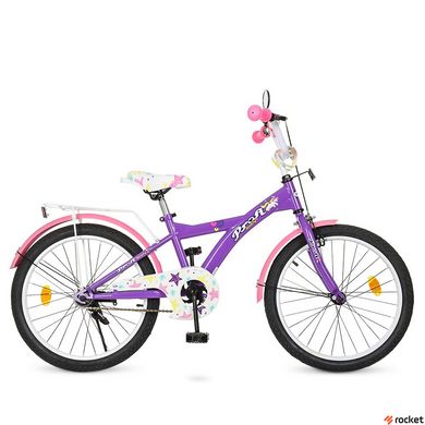 Велосипед Детский Original girl 20д. Фиолетовый, фиолетовый
