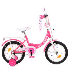 Велосипед Детский от 3 лет Princess 14д. Малиновый