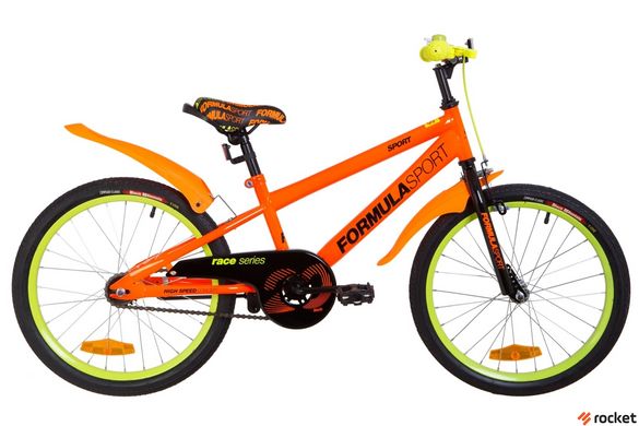 Велосипед Дитячий FORMULA SPORT 20д. помаранчевий, оранжевый