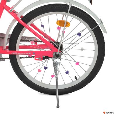 Детский велосипед от 6 лет Profi Blossom 20" Crimson