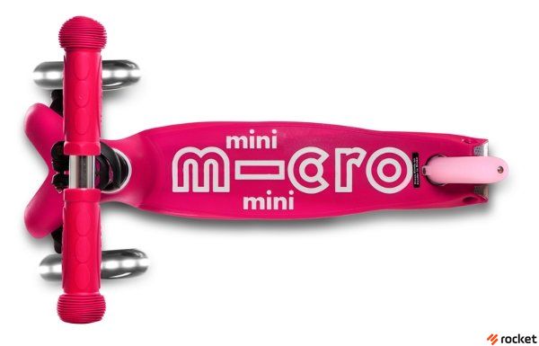 Самокат Mini Micro Deluxe LED Розовый