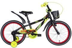 Велосипед 18" Formula STORMER 2021 (черно-красный с желтым)