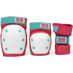 Набір для катання Rio Roller Triple Pad Set red-mint S
