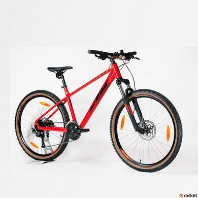 Взрослый велосипед KTM CHICAGO 271 27.5" рама S/38, оранжевый (черный), 2022