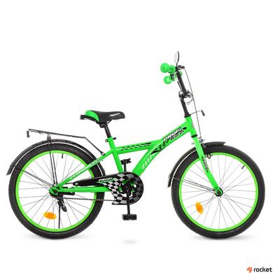 Велосипед Дитячий Racer 20д. зелений, Зелений