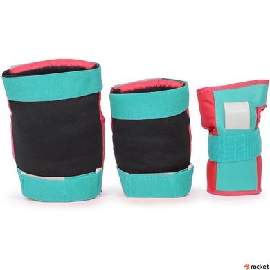 Набір для катання Rio Roller Triple Pad Set red-mint S