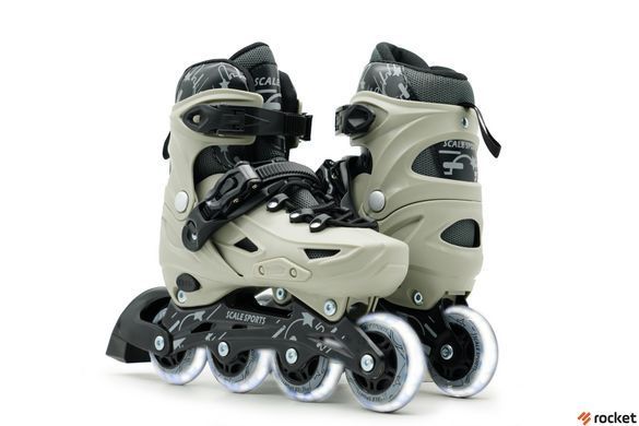 Роликовые коньки Scale Sports Gray LF 605, размер 29-33