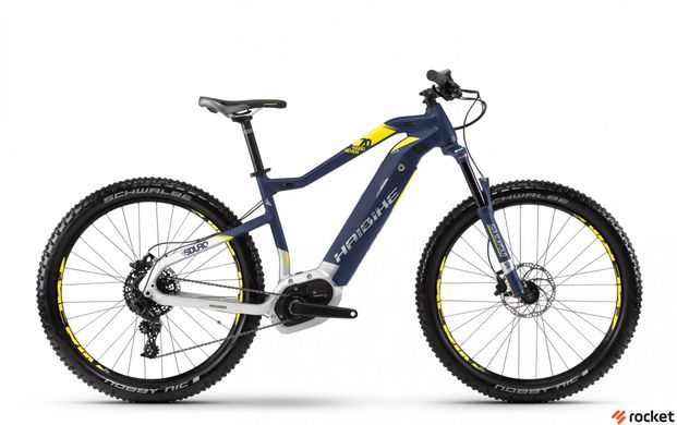 Електровелосипед Haibike SDURO HardSeven 7.0 500Wh 27,5", рама L, синій-біло-жовтий, 2018