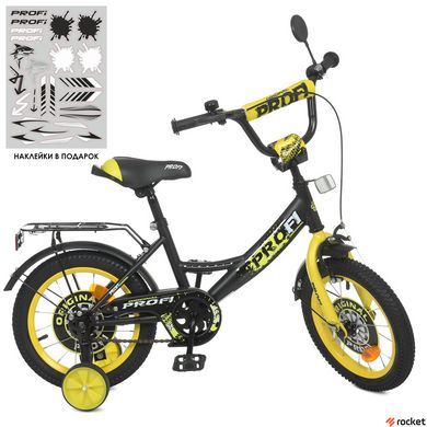 Дитячий велосипед від 3 років Profi Original boy 12" Жовтий