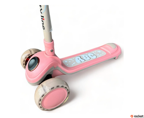 Самокат трехколесный Maraton City Line Pink