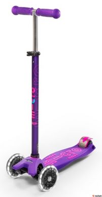 Самокат Maxi Micro Deluxe LED Фиолетовый