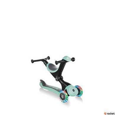 Триколісний самокат GLOBBER GO UP DELUXE LIGHTS 5в1 м'ятний