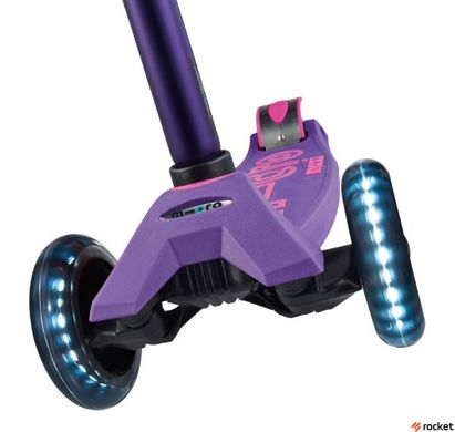 Самокат Maxi Micro Deluxe LED Фіолетовий