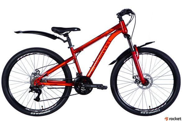 Женский горный велосипед ST 26" Discovery TREK DD FR рама-15" красный 2024