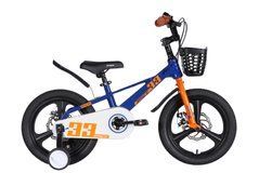 Велосипед від 5 років дитячий MG 16" SPACE KID ORION DD рама-9" синій з оранжевим 2026