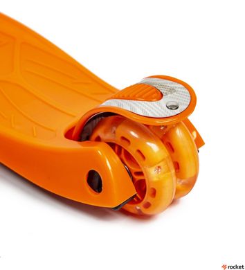 Детский трехколесный самокат MAXI Orange, оранжевый