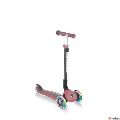 Трехколесный самокат GLOBBER GO UP DELUXE LIGHTS 5в1 Розовый