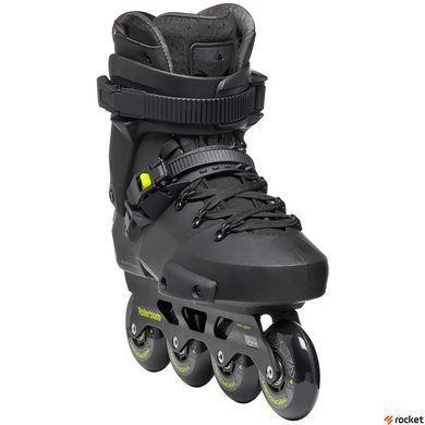 Роликовые коньки детские Rollerblade Twister XT black-lime 240