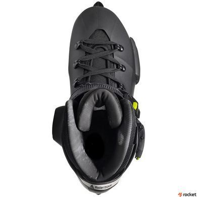 Роликовые коньки детские Rollerblade Twister XT black-lime 240