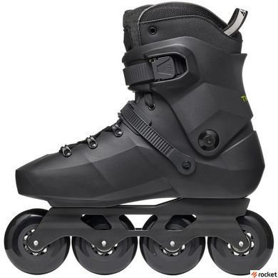Роликовые коньки детские Rollerblade Twister XT black-lime 240