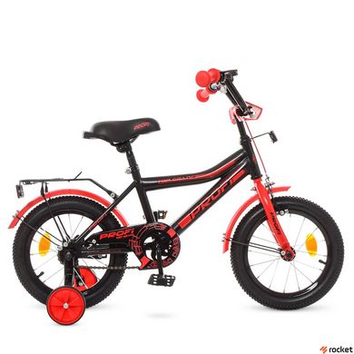 Велосипед Дитячий від 2 років Top Grade 14д. Чорно-червоний