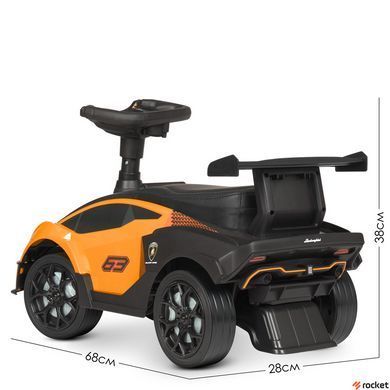Машинка каталка-толокар Lamborghini Оранжевый 660-7