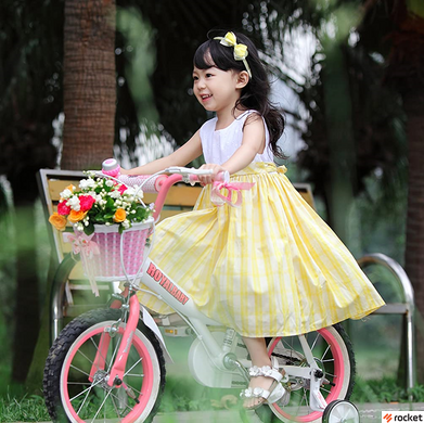 Велосипед детский от 3 лет RoyalBaby JENNY GIRLS 14" OFFICIAL UA розовый
