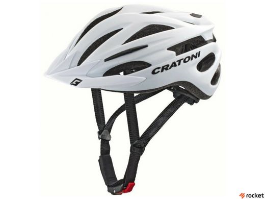 Шлем взрослый защитный Cratoni Pacer Белый матовый M (54-58 см), Белый, M