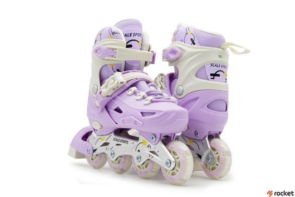 Роликові ковзани Scale Sports Purple LF 605, розмір 34-38