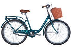 Городской велосипед ST 26" Dorozhnik LUX Velosteel рама-17" изумрудный (м) 2026