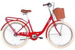 Городской велосипед 26" Dorozhnik LUX PH 2022 (красный)