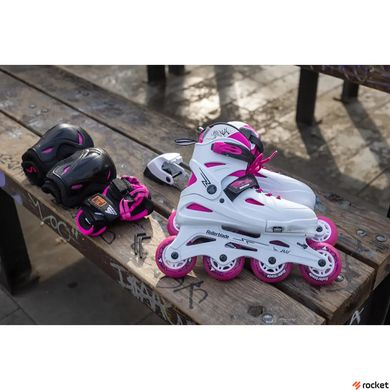 Роликові ковзани Rollerblade Fury Combo white-pink 29-33